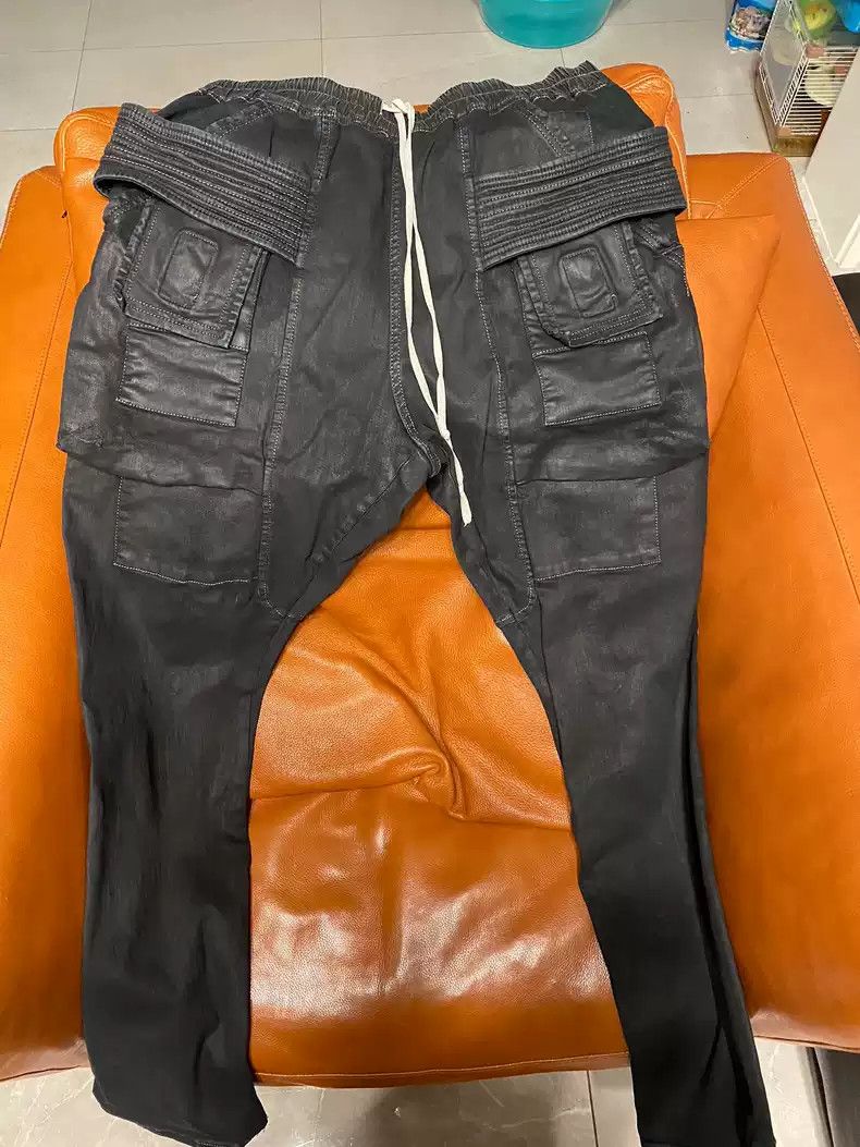 Rick Owens Rick owens Classic Waxed Double Loop Pants Size US 30 / EU 46 - 1 Thumbnail