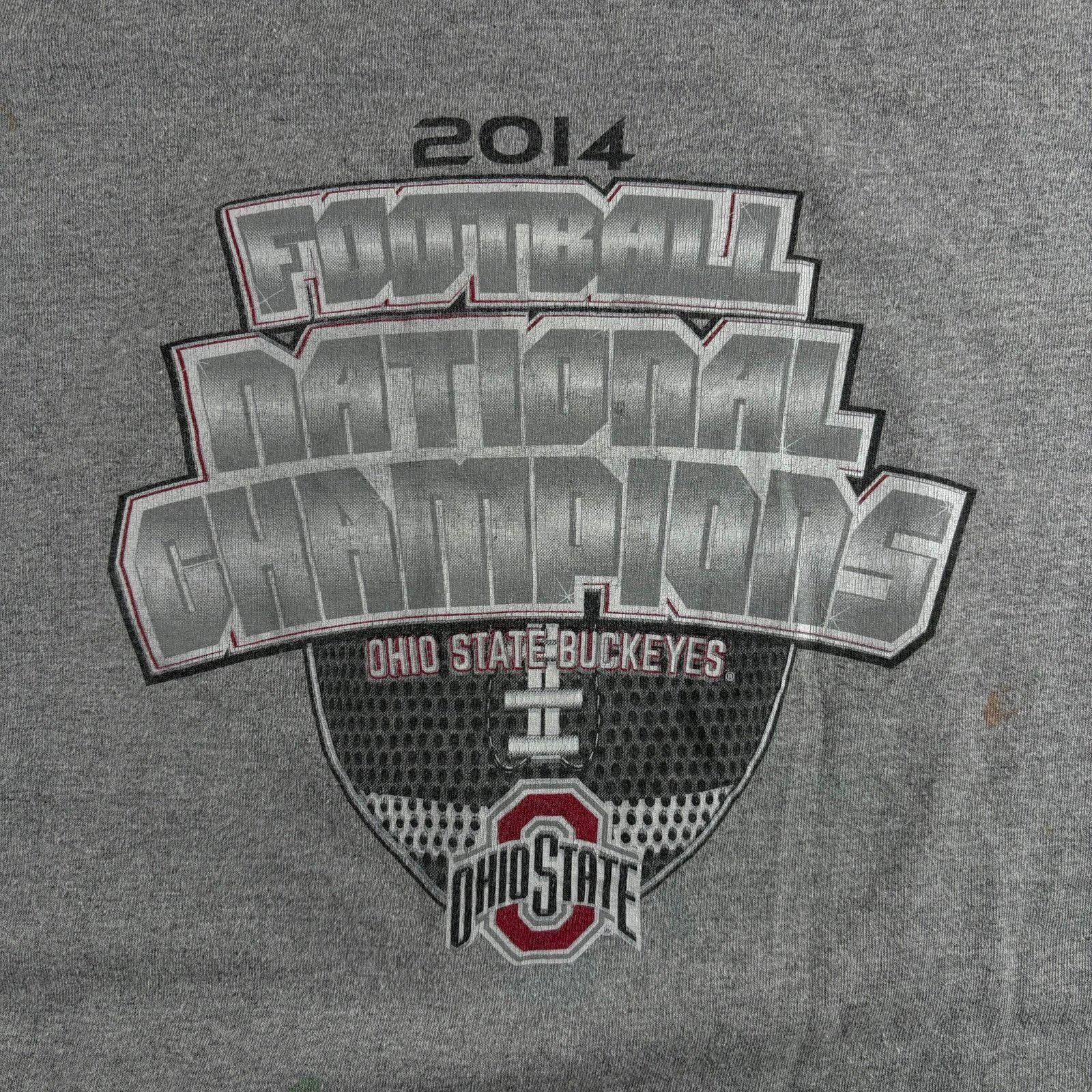 Hanes Y2K Ohio state football t shirt Size US XL / EU 56 / 4 - 2 Thumbnail