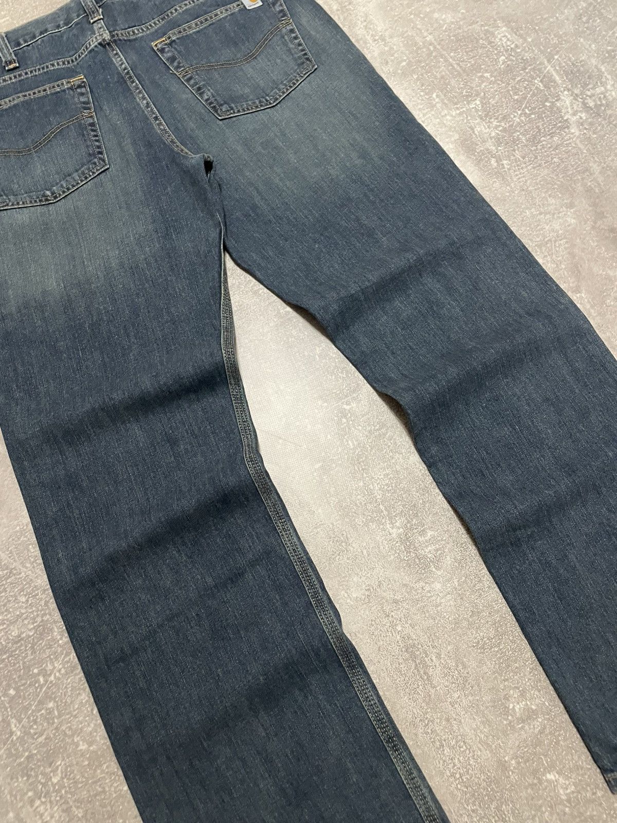 Carhartt × Denime × Vintage Vintage Carhartt Relaxed Straight Denim Jeans 36/34 Size US 36 / EU 52 - 6 Thumbnail