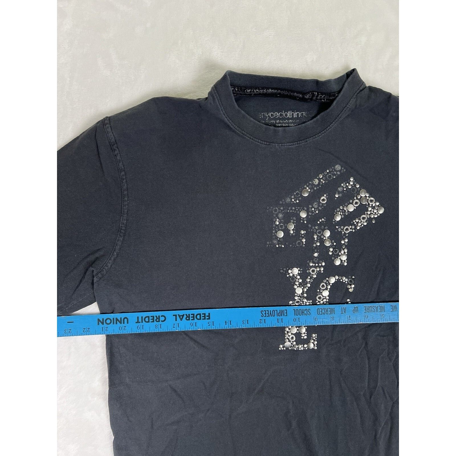 Enyce Vintage Enyce T-Shirt Size Large Y2K Studded Hip Hop Black Size US L / EU 52-54 / 3 - 3 Thumbnail