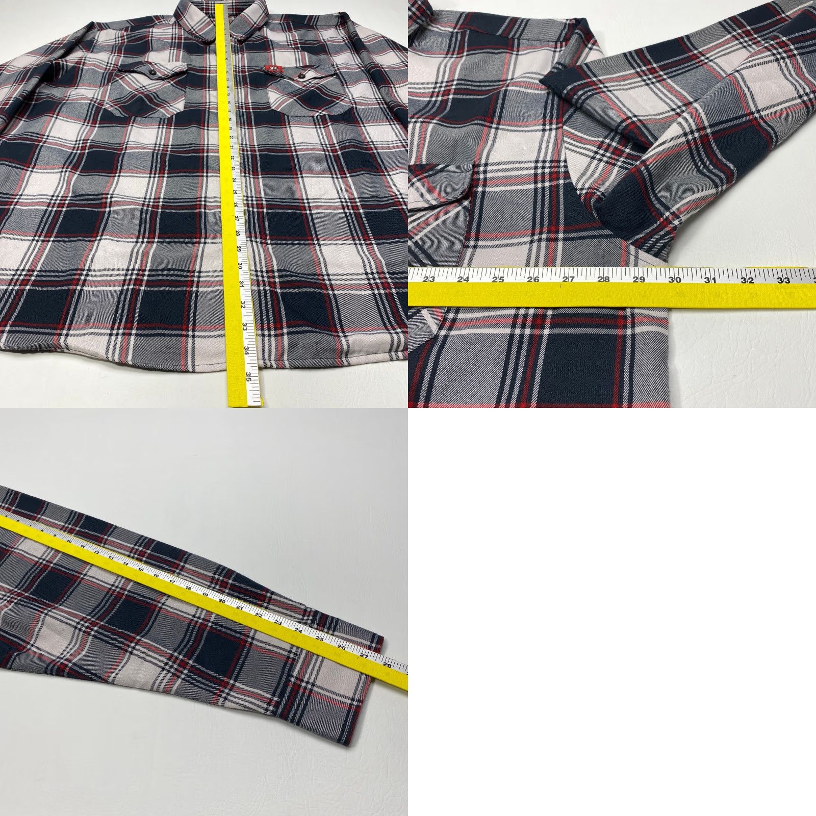 Vintage Dixxon Flannel Shirt Mens 4X The Boss Black Gray Plaid Button Up Long Sleeve Size US XXL / EU 58 / 5 - 9 Thumbnail