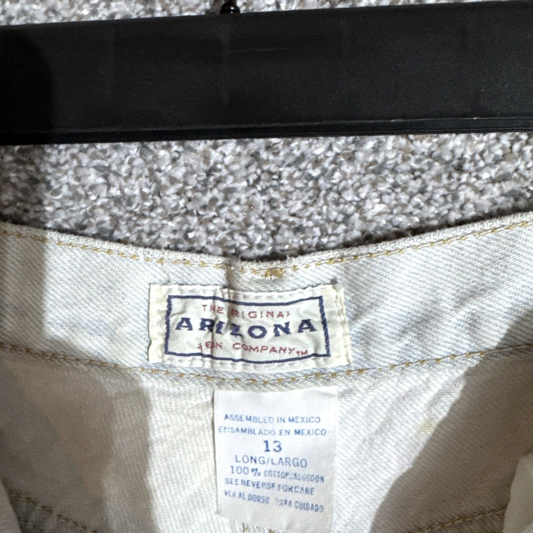 Vintage VINTAGE Arizona Jeans Mom Jeans 13 Long Grunge Streetwear Retro High Rise Women's 30 in Blue 100% Cotton 5-Pocket Denim Size 34" / US 12 / IT 48 - 6 Thumbnail