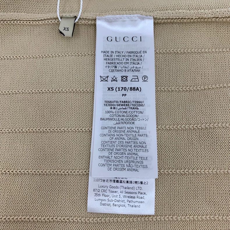Gucci Gucci Brown logo jacquad lapel single-breasted knitted jac Size XS / US 0-2 / IT 36-38 - 6 Thumbnail