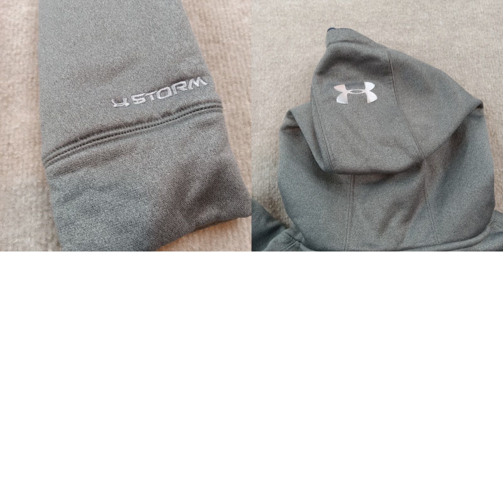 Under Armour Under Armour Mens Gray Long Sleeve Hoodie Medium Pullover Size US M / EU 48-50 / 2 - 8 Thumbnail