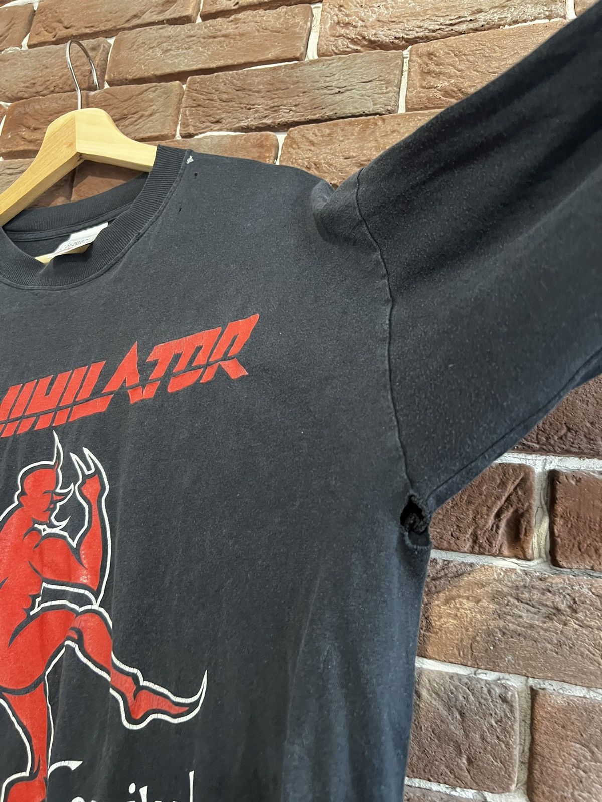 Band Tees Vintage 00s Annihilator Carnival Diablos Tour 2001 Metal Size US XL / EU 56 / 4 - 7 Thumbnail