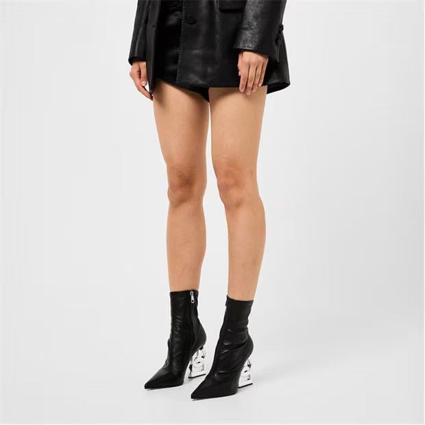 Dolce & Gabbana o1g2r1mq1024 Dg Ankle Boots in Black Size US 7 / IT 37 - 5 Thumbnail