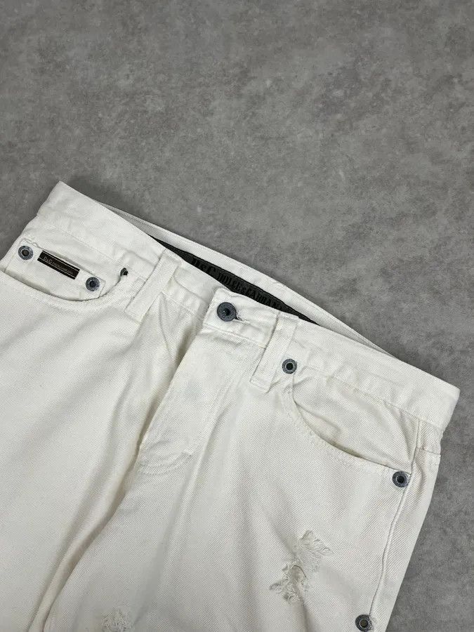 Dolce & Gabbana AW2003 Dolce & Gabbana White Distressed Pants Size US 32 / EU 48 - 8 Thumbnail