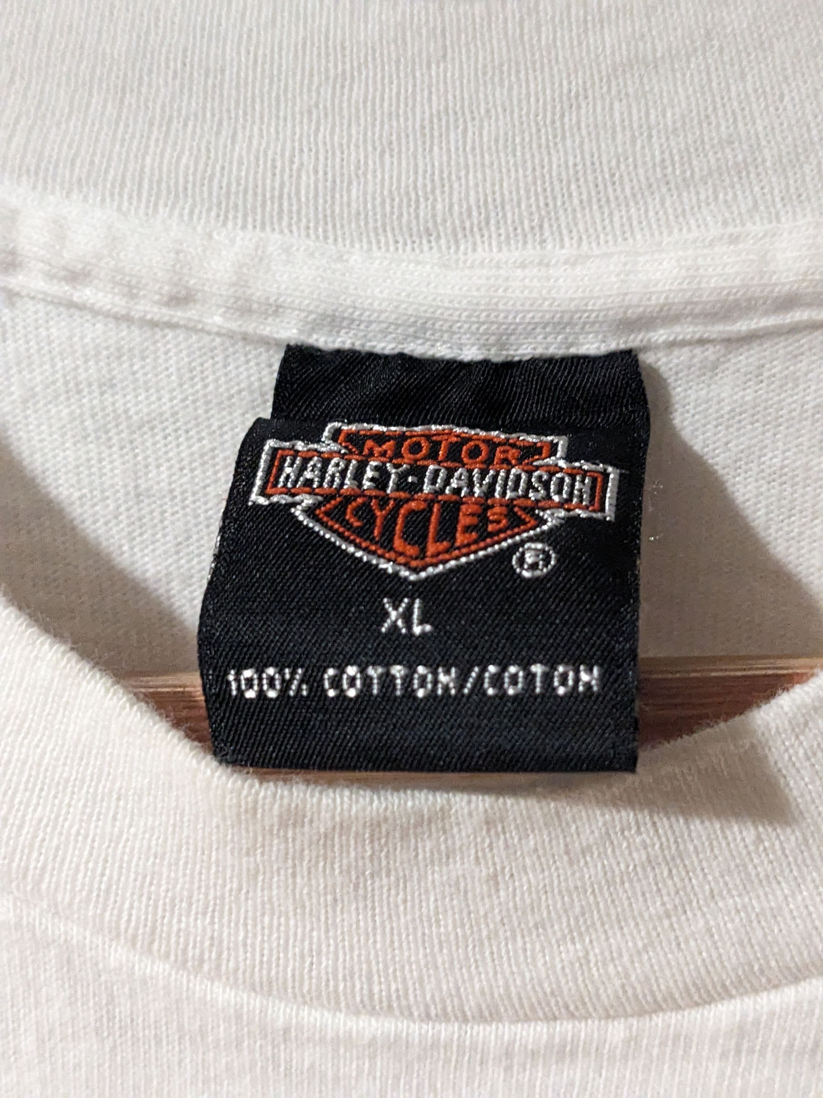 Harley Davidson × Vintage Vintage 1999 Harley Davidson Motorcycle Flames T-Shirt Size US XL / EU 56 / 4 - 7 Thumbnail