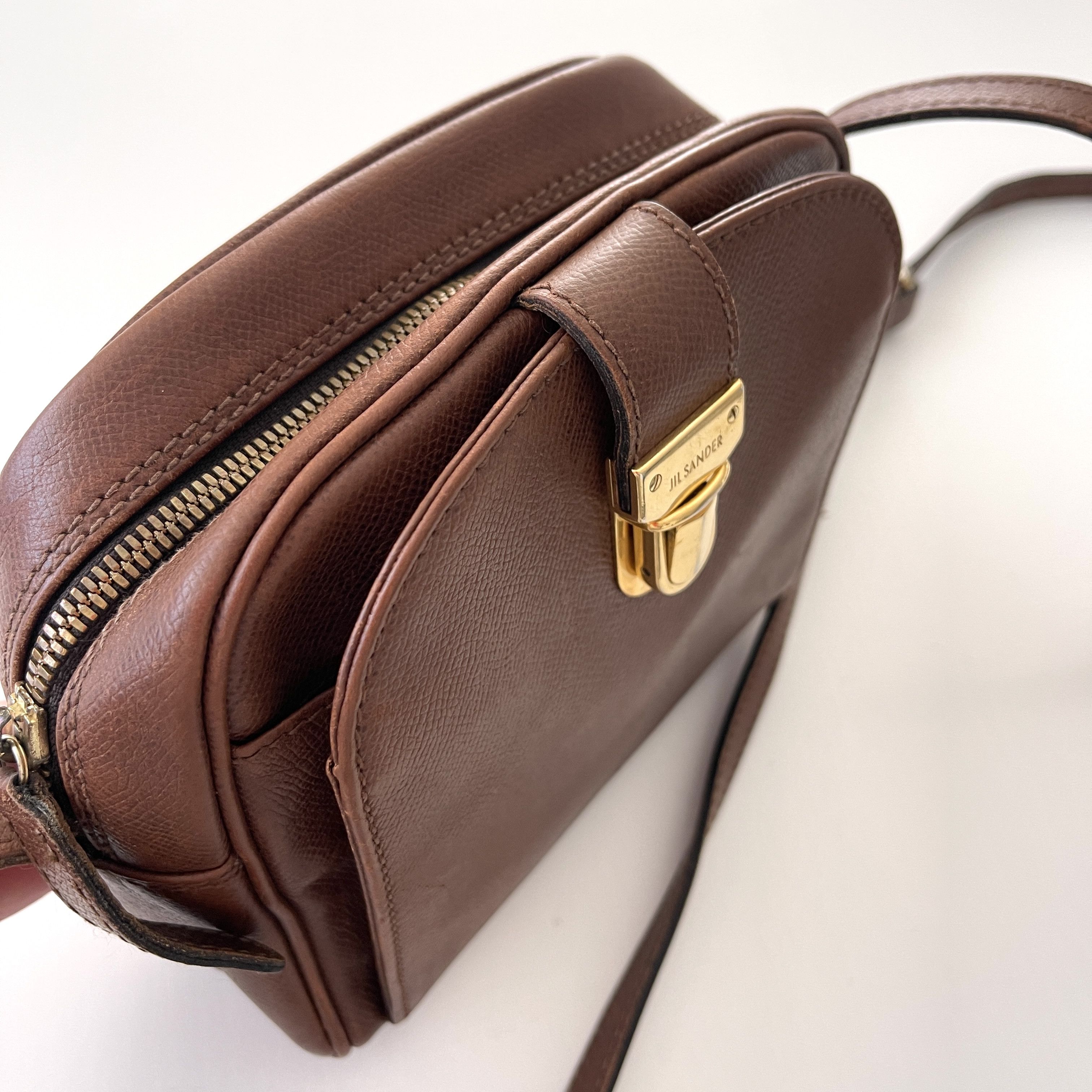 Jil Sander JIL SANDER Brown leather crossbody Bag Size ONE SIZE - 7 Thumbnail