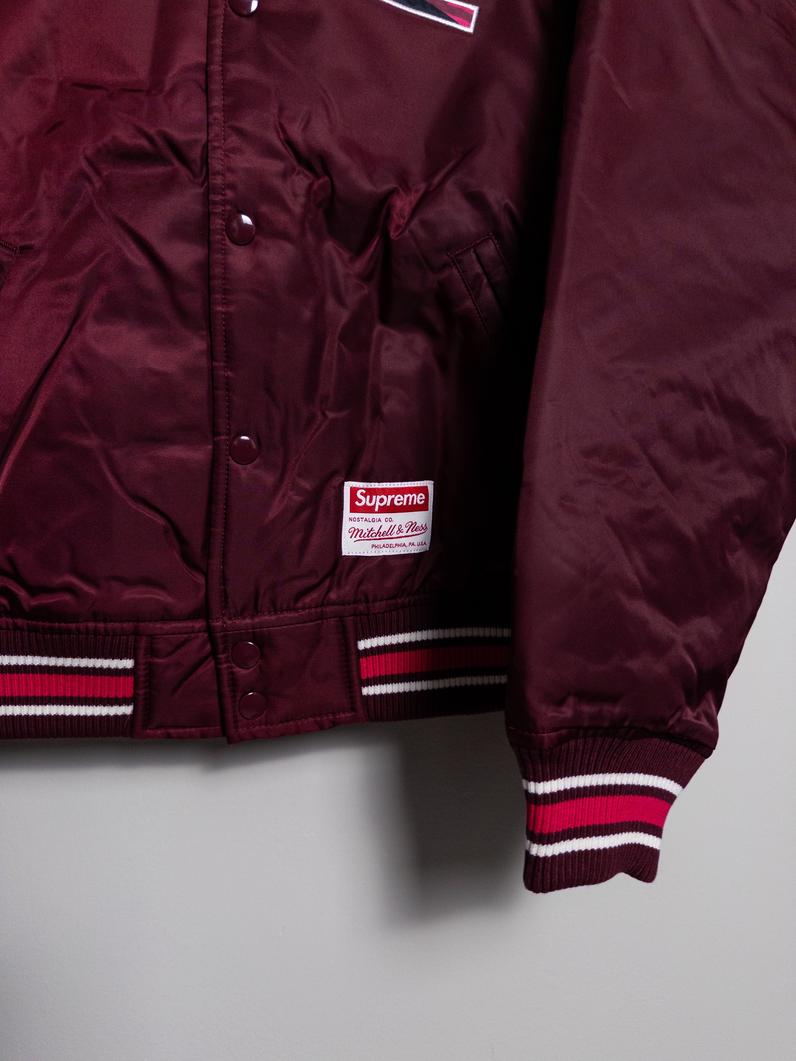 Mitchell & Ness × Supreme CAMO LOGO VARSITY JACKET Size US M / EU 48-50 / 2 - 5 Thumbnail