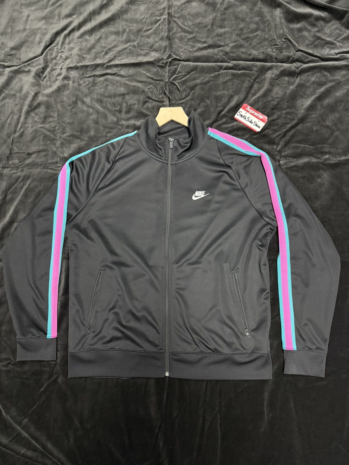 Nike Striped Track Jacket Size US XL / EU 56 / 4 - 1 Thumbnail