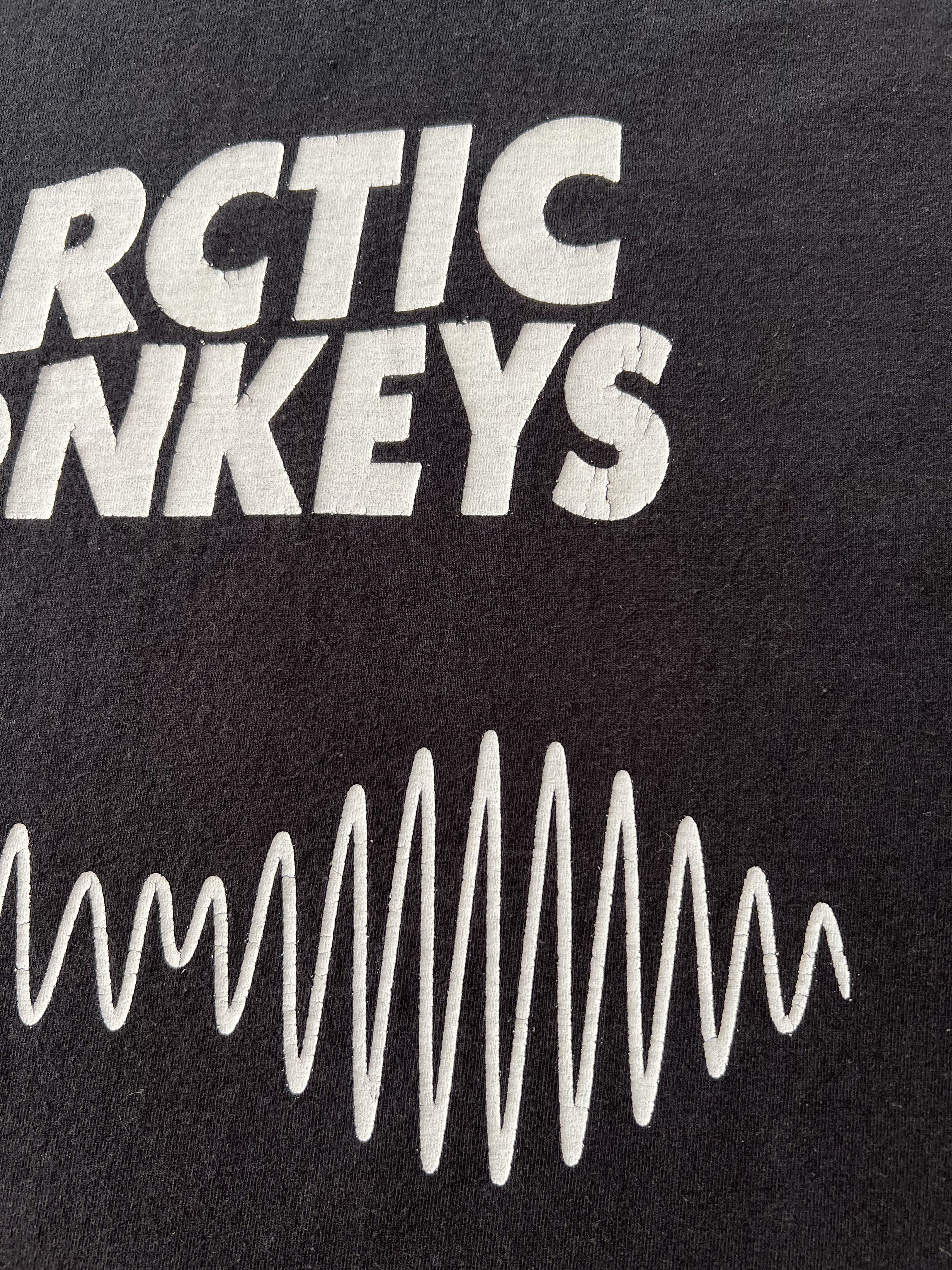 Band Tees Vintage 2000s Arctic Monkeys Black T-shirt Size US M / EU 48-50 / 2 - 5 Thumbnail