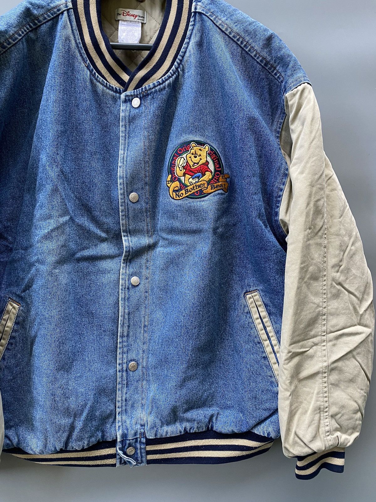 Disney 90s No- Pooh Bother Bear - Xxxtentacion Varsity Jacket Size US XXL / EU 58 / 5 - 4 Thumbnail