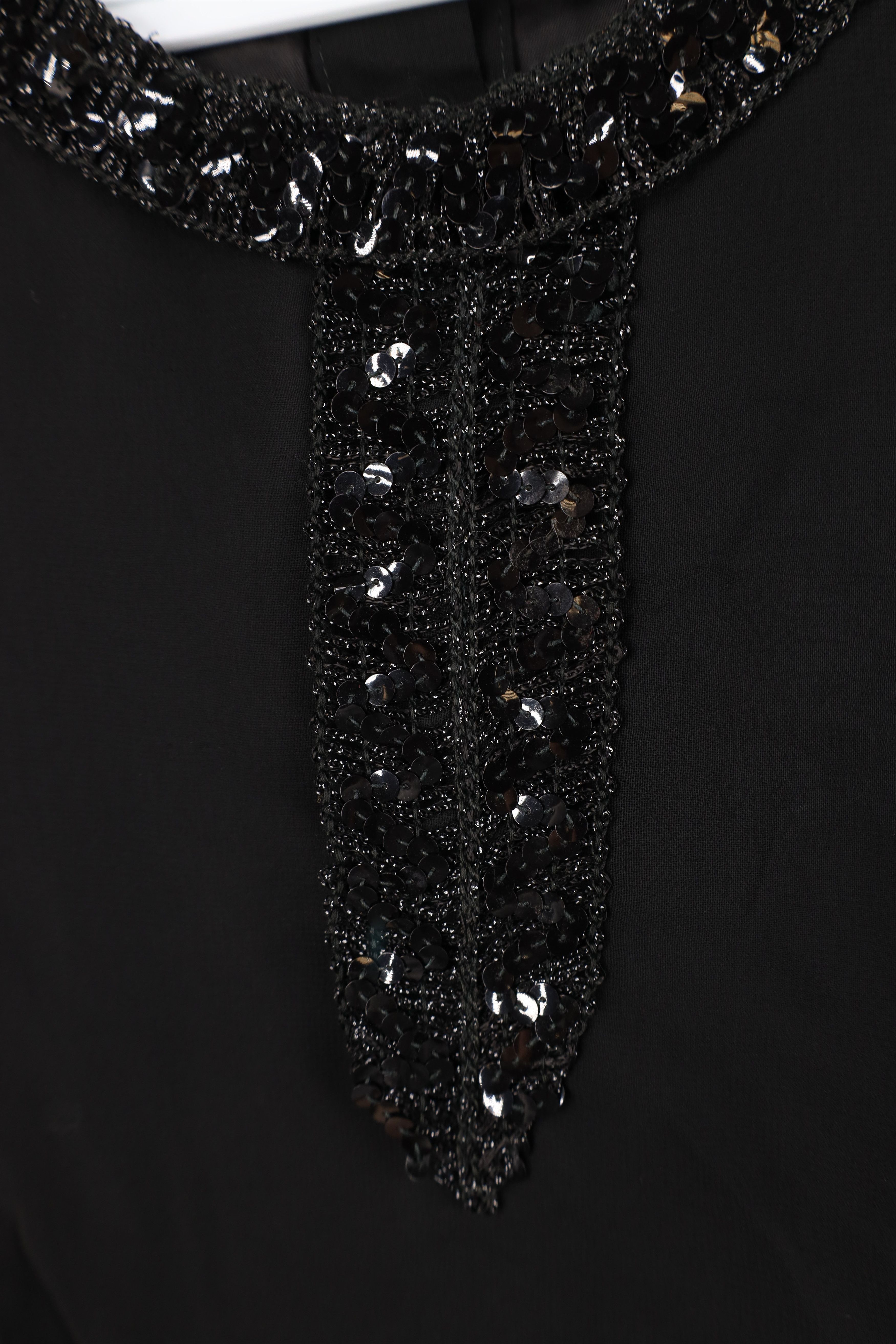 Vintage Vintage 80s 90s Streetwear Gabardine Sequin Button Shirt Size M / US 6-8 / IT 42-44 - 5 Thumbnail