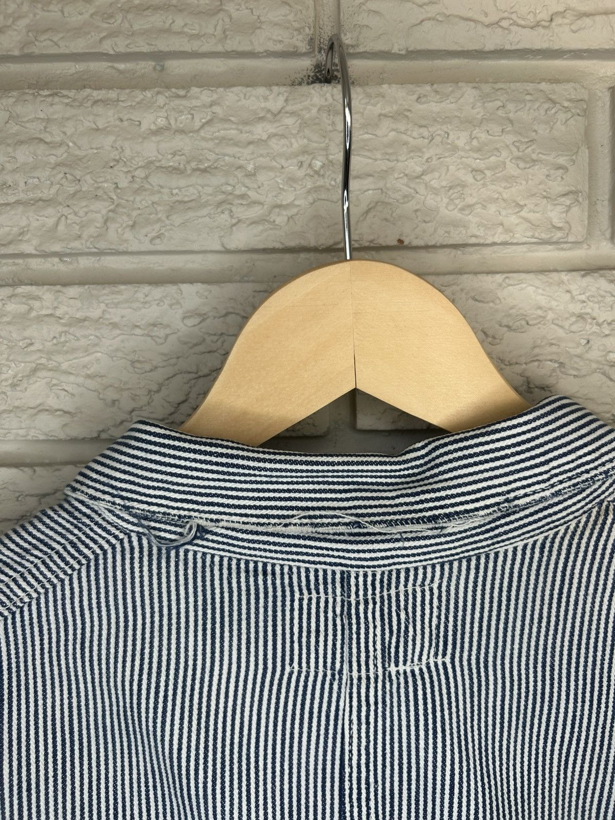 Vintage Vintage 60s Big B Brotherhood Hickory Striped Chore Jacket Size US L / EU 52-54 / 3 - 10 Thumbnail