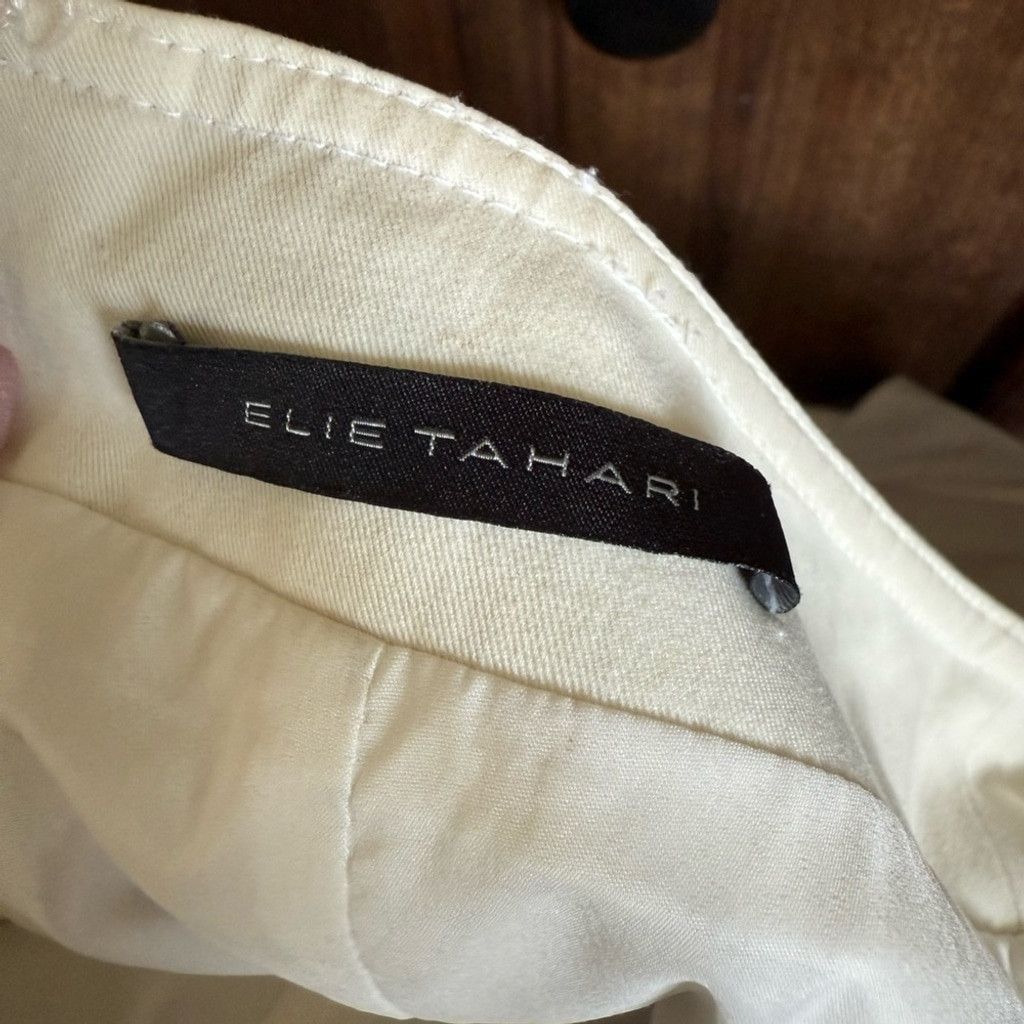 Elie Tahari Elie Tahari Black and White Pencil Skirt Size 30" / US 8 / IT 44 - 4 Thumbnail