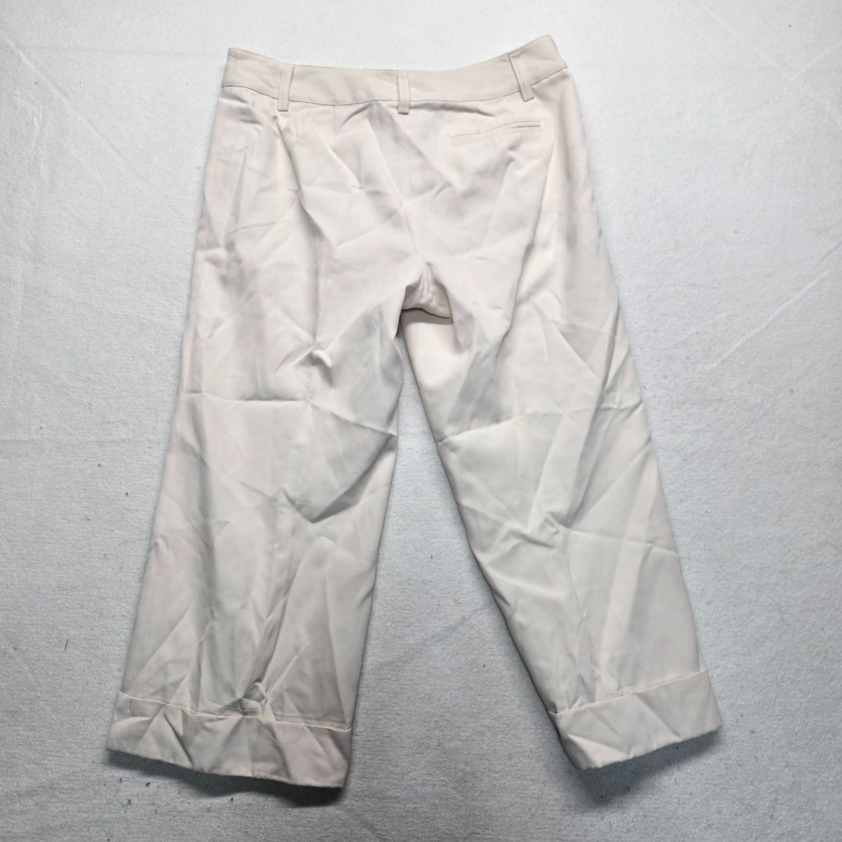 Ann Taylor Ann Taylor Pant Women's Tan Flat Front Casual Pants Adult Size 4 Size 27" / US 4 / IT 40 - 7 Thumbnail