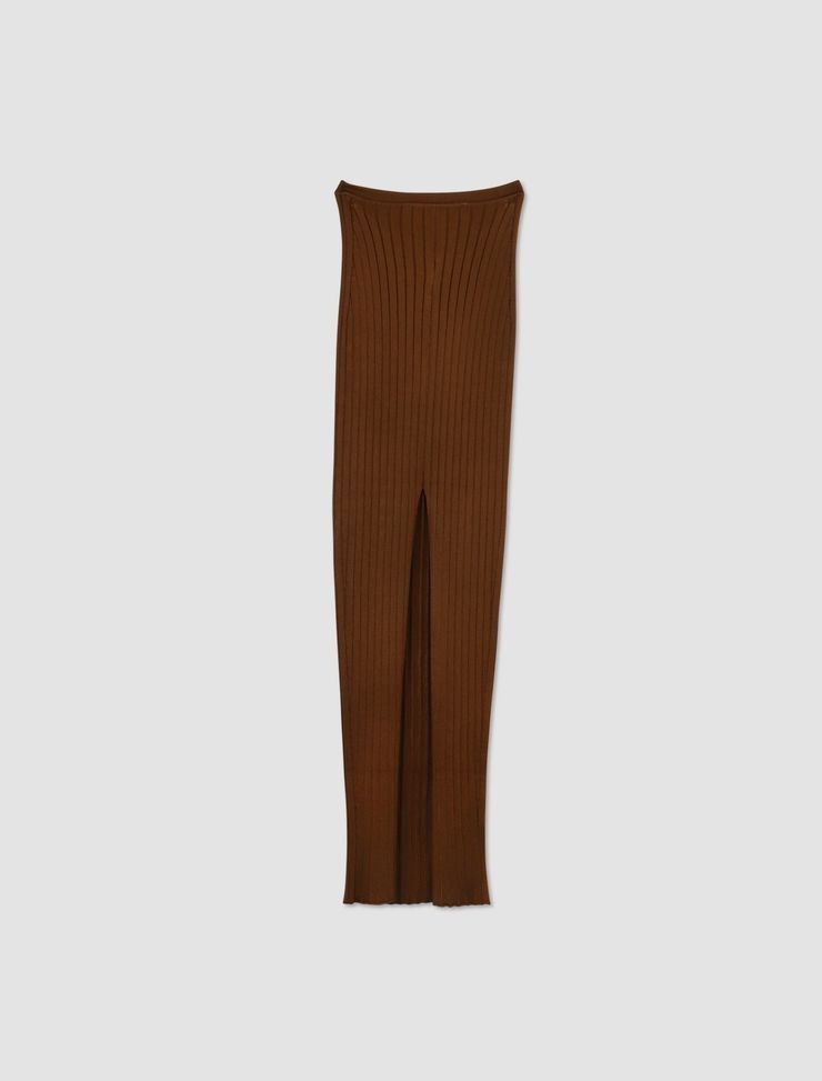Marni o1y1125 Maxi Skirt in Brown Size 27" / US 4 / IT 40 - 3 Thumbnail
