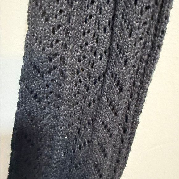 Vince Vince Black Knit Sweater Dress XS Long Sleeve Scoop Neck Size XS / US 0-2 / IT 36-38 - 5 Thumbnail