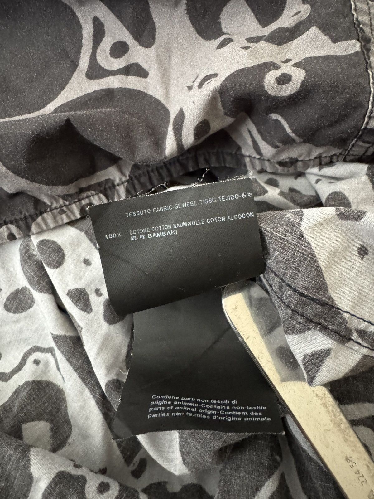 Alexander Wang × Balenciaga Balenciaga by Alexander Wang (2014)– Industrial Print Shirt Size US L / EU 52-54 / 3 - 5 Thumbnail