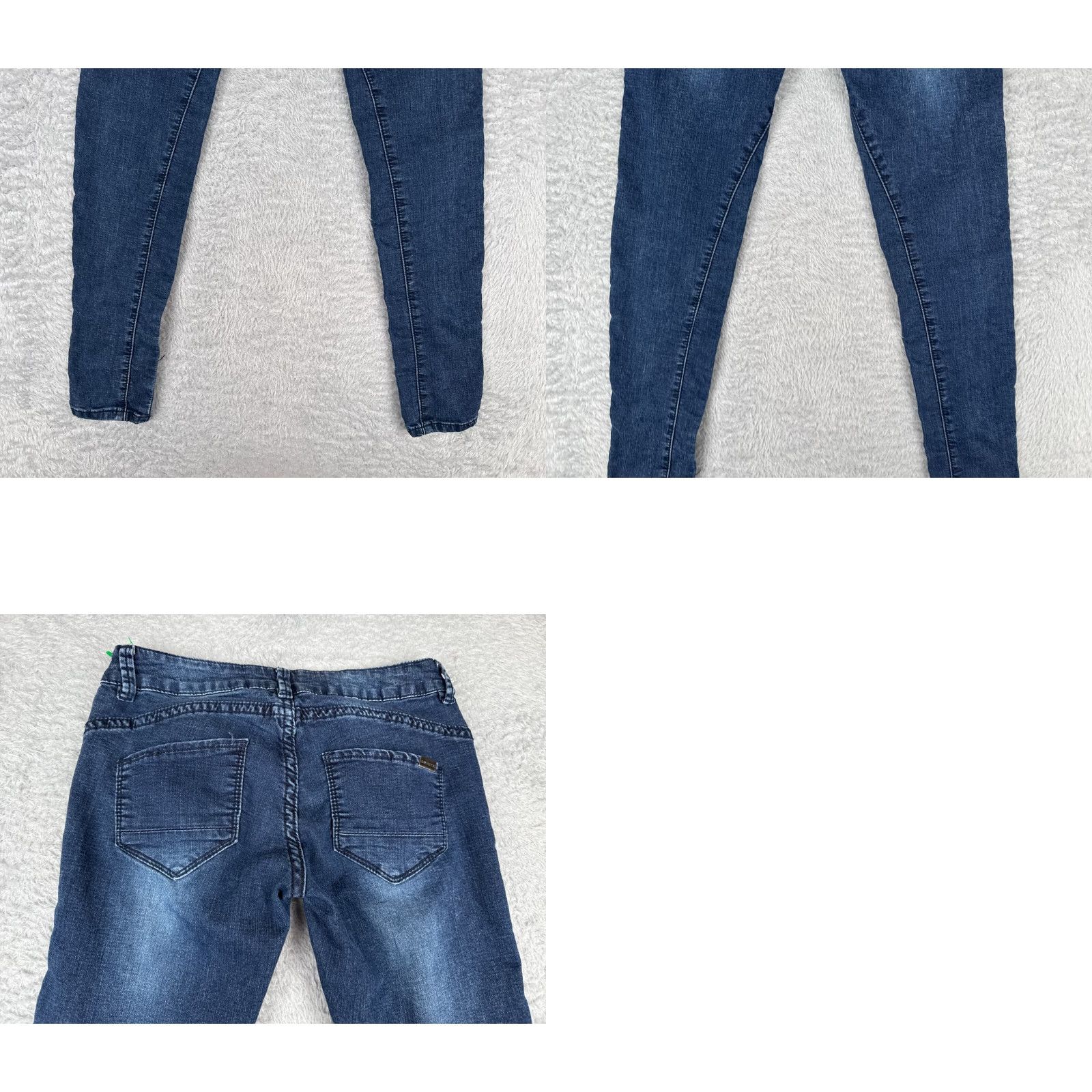Vintage Ranbeeri Jeans Womens 0 Blue Denim Skinny Dark Wash Low Rise Cotton Blend 26x29 Jeans Womens 0 Blue Denim Skinny Low Rise 26 29 Size 25" / US 0 / IT 36 - 10 Thumbnail
