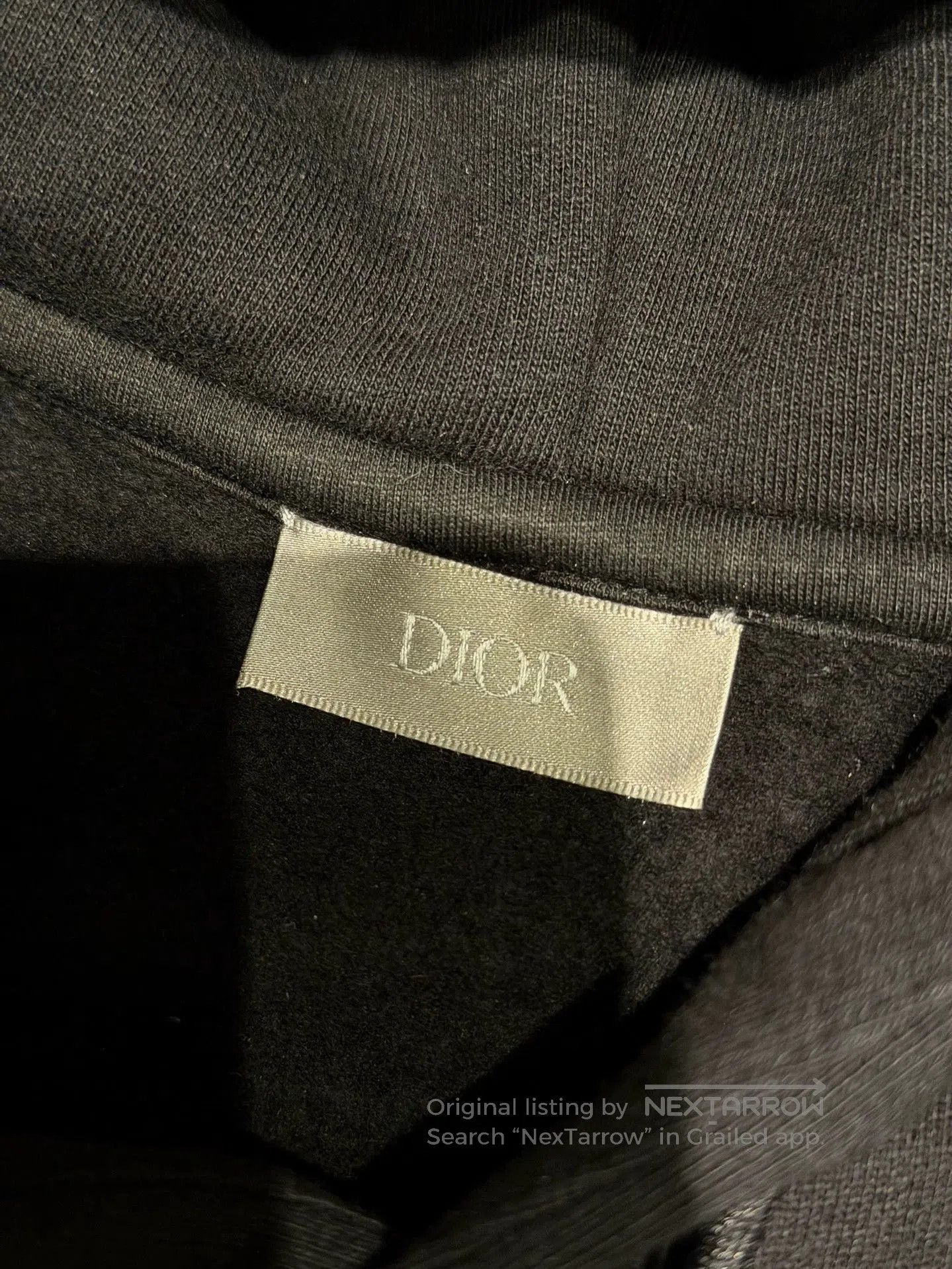 Dior dior men's embroidered sweatshirt in gray. Size US M / EU 48-50 / 2 - 3 Thumbnail