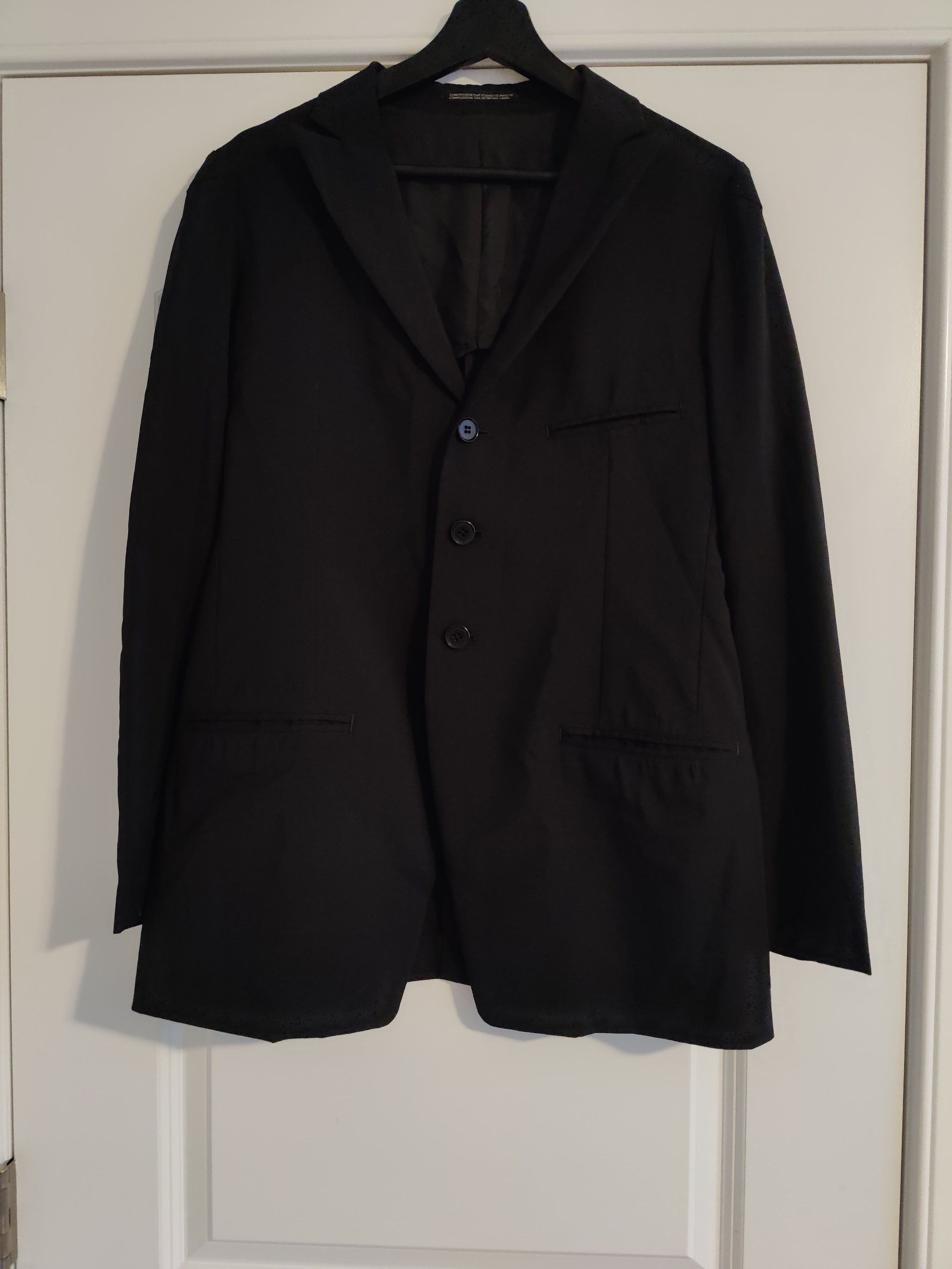 Yohji Yamamoto Yohji Yamamoto + Noir Wool 3-Button Blazer | Grailed