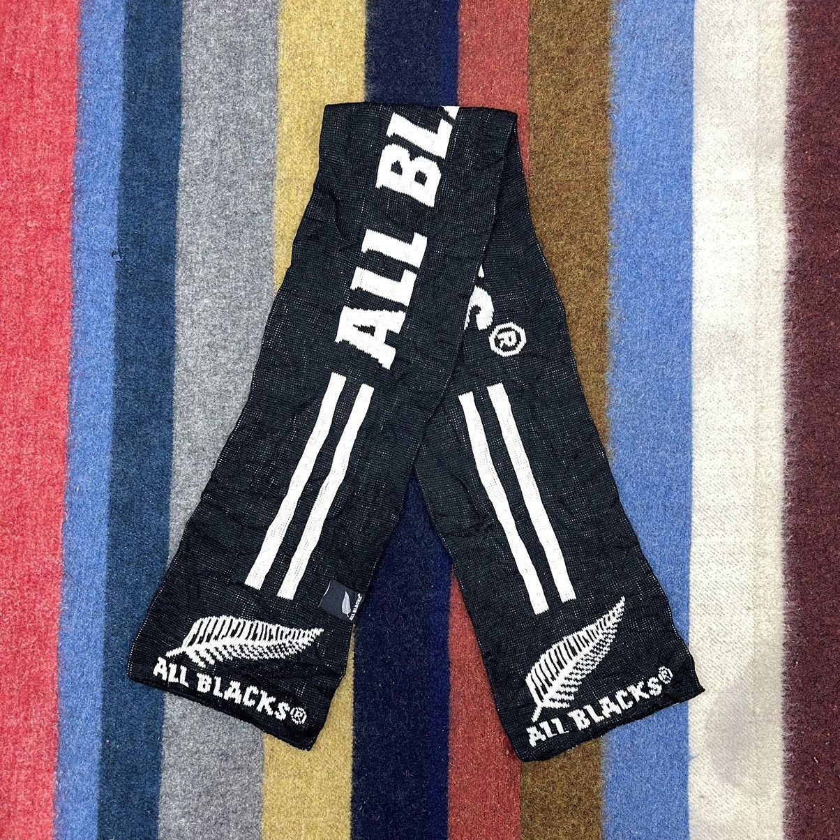 All Blacks ALL BLACKS Acrylic Muffler Scarf #1447/AX Size ONE SIZE - 1 Thumbnail