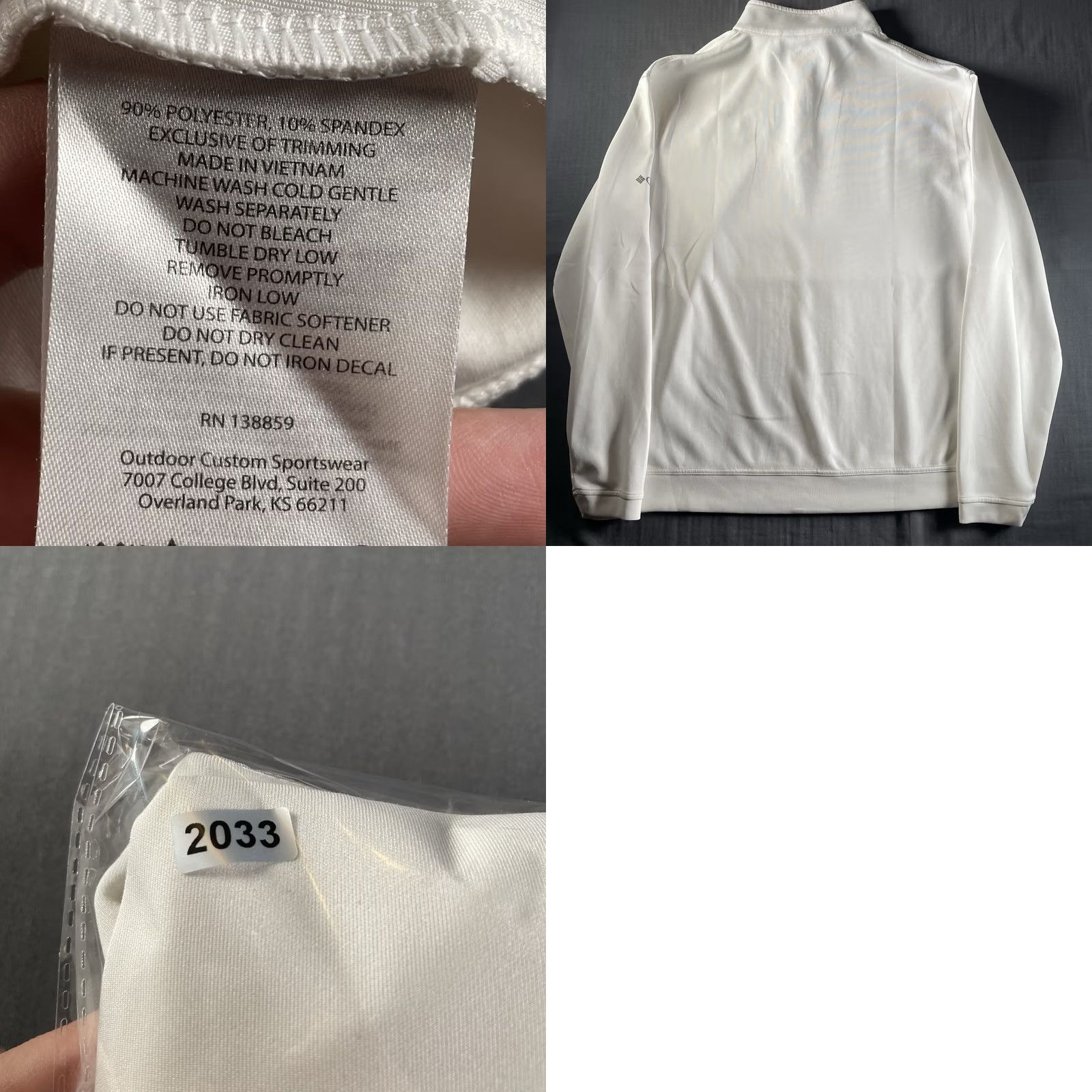 Vintage Columbia Golf x Heineken Silver Quarter Zip Pullover XL Men White Pullover XL Golf Mens White Columbia Size US XL / EU 56 / 4 - 8 Thumbnail