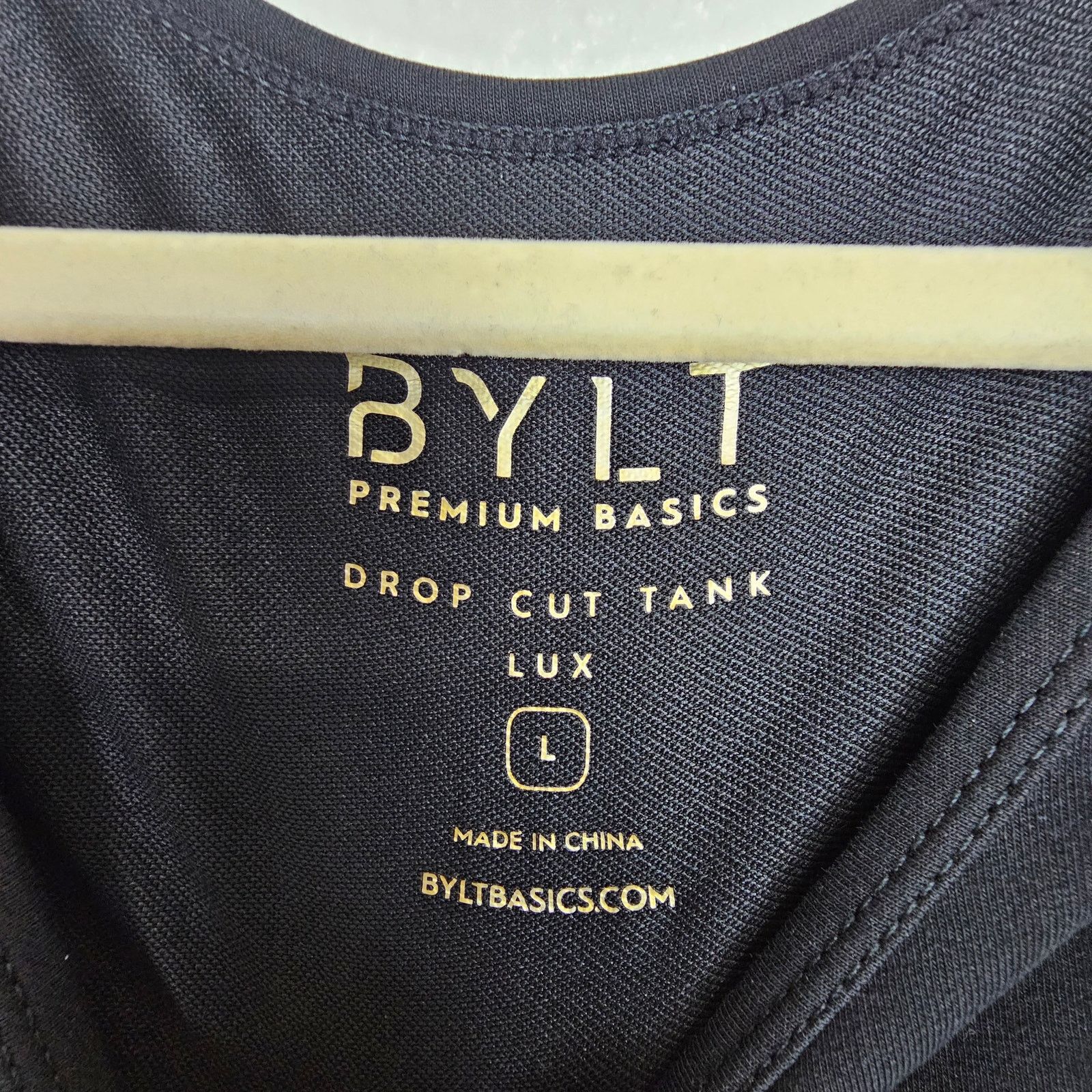 Brian Atwood Bylt Tank Top Black Drop Cut Lux Athletic Shirt Men L Size US L / EU 52-54 / 3 - 6 Thumbnail
