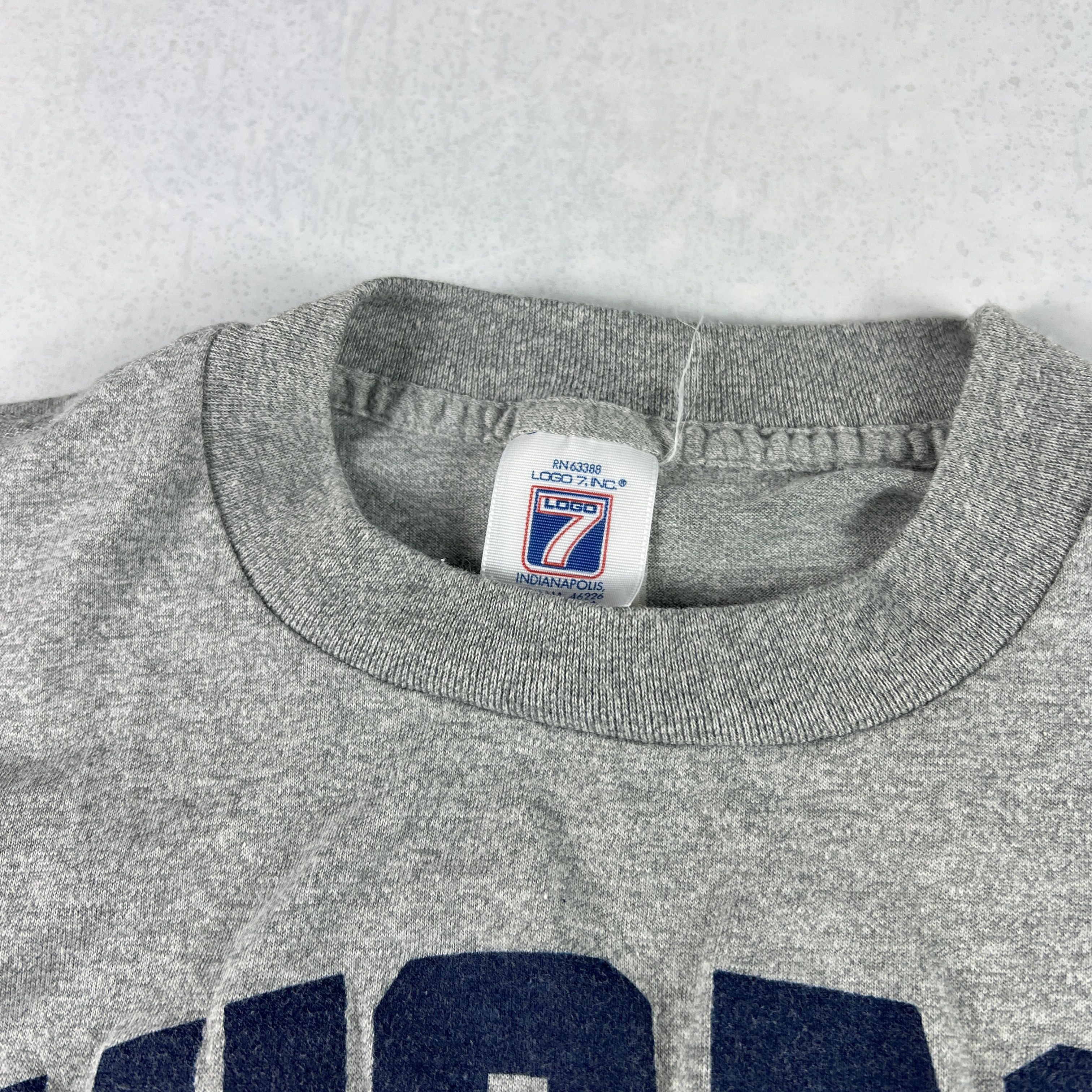 Logo 7 × NFL × Vintage VTG Logo 7 Chicago Bears Shirt Grey Faded Single Stitch Tee Size US S / EU 44-46 / 1 - 6 Thumbnail