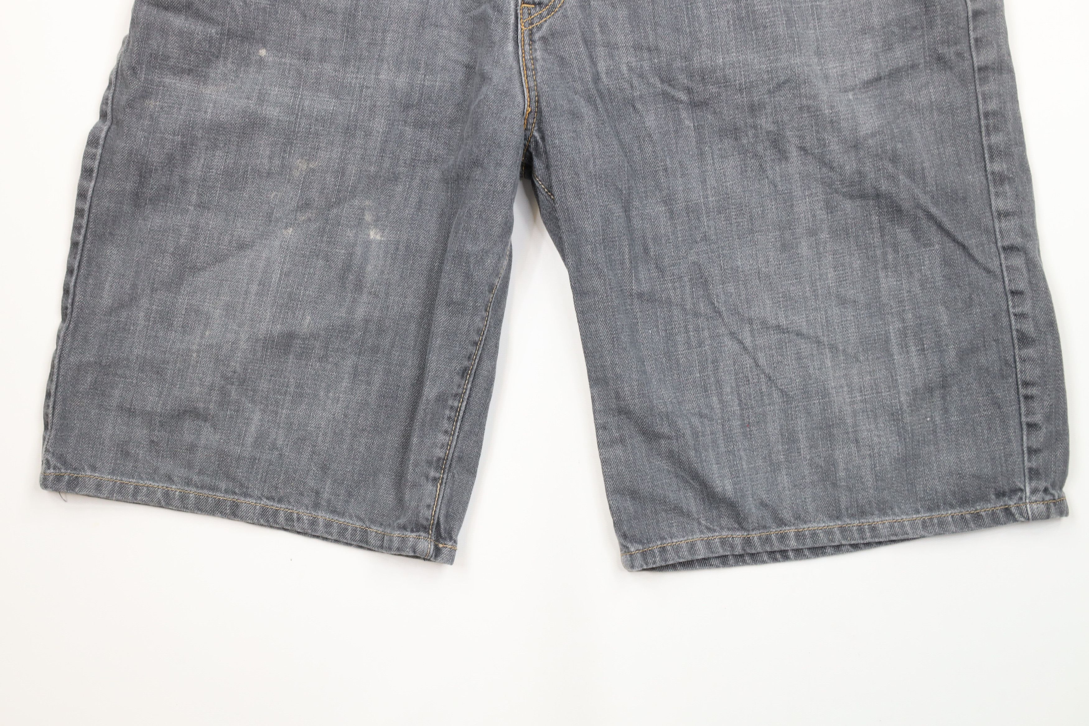 Levi's × Vintage Vintage Y2K Levis 569 Fit Denim Jean Shorts Jorts Gray Size US 34 / EU 50 - 4 Thumbnail
