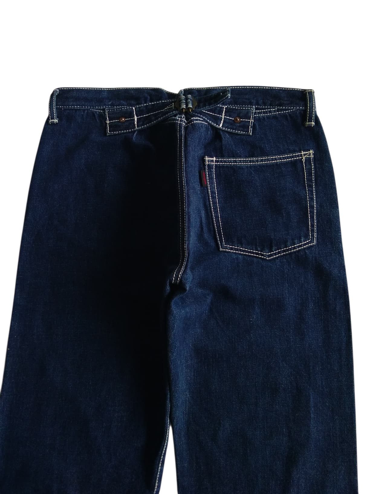 Japanese Brand × Kapital × Vintage RARE💥BURGLAR SELVEDGE BUCKLE BACK JAPANESE DENIM Size US 31 - 8 Thumbnail