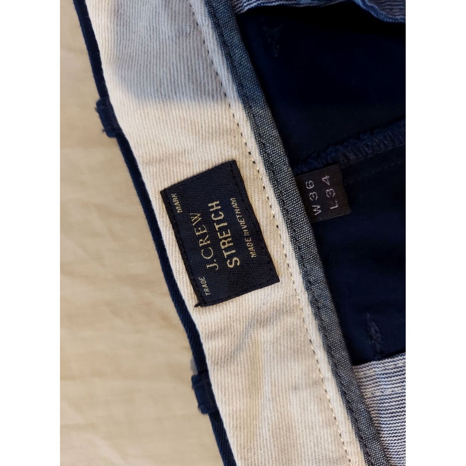 J.Crew VINTAGE? (No) Mens J.CREW Pants Khaki Chino Blue Cotton 36 34 Regular Inseam 34 32 Trouser Shirt? Size US 36 / EU 52 - 3 Thumbnail