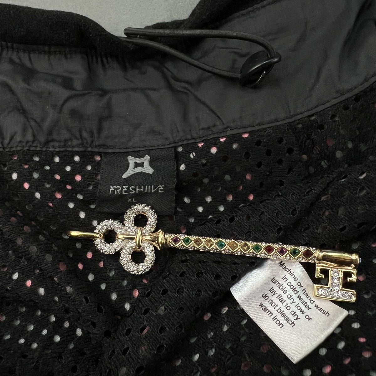 Freshjive FRESHJIVE Zip Up Bomber Jacket Size US XL / EU 56 / 4 - 10 Thumbnail