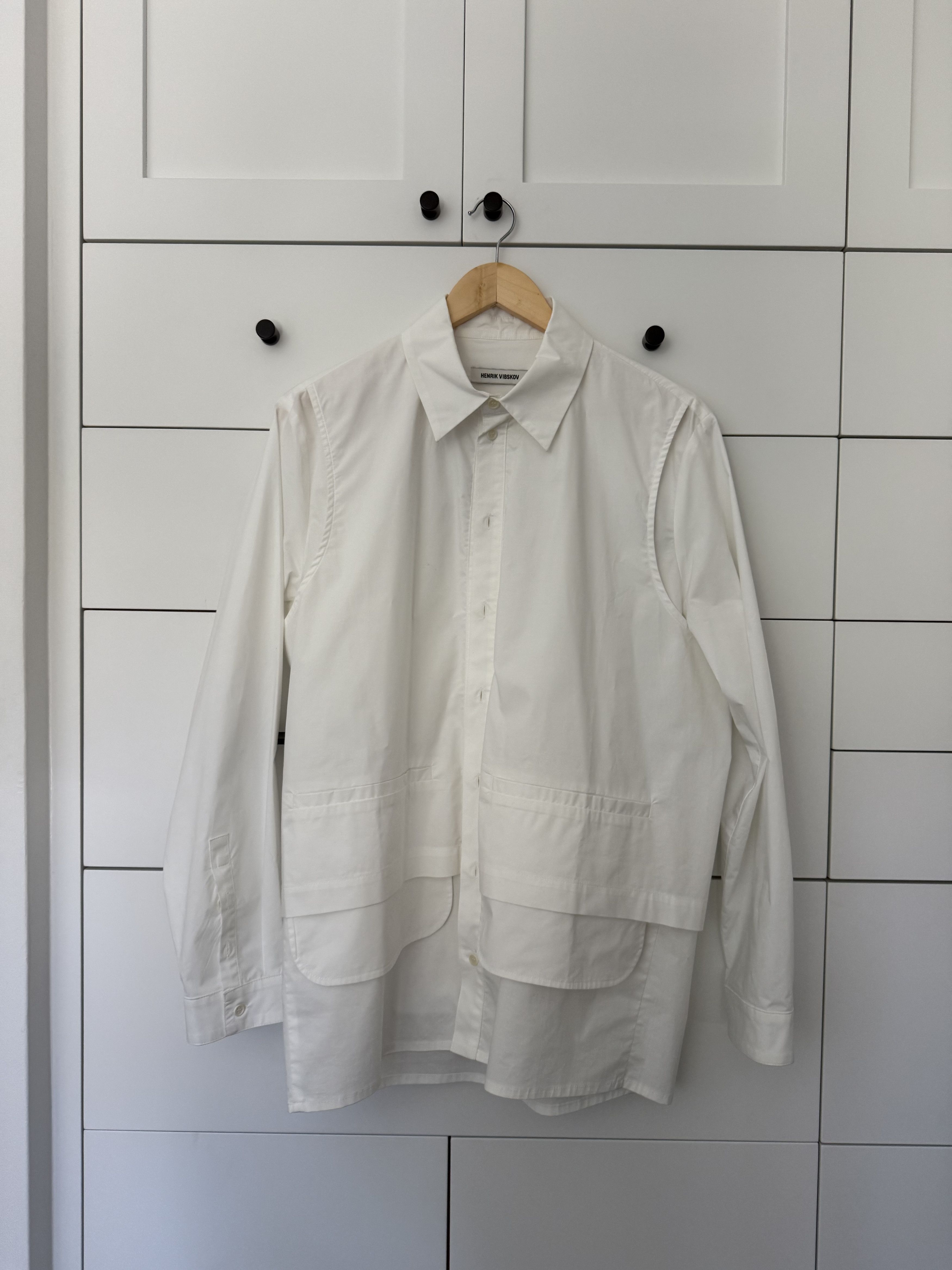 Henrik Vibskov ANTS SHIRT - ECRU Size US S / EU 44-46 / 1 - 3 Thumbnail