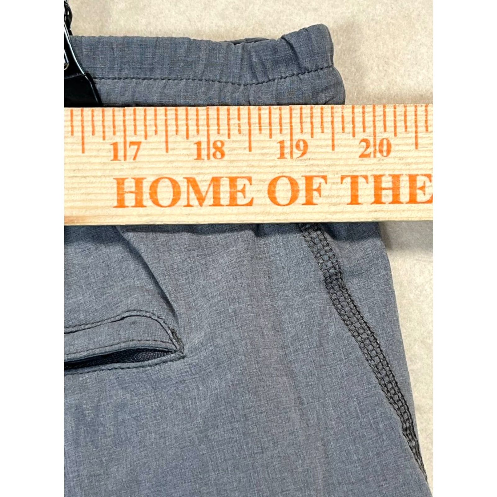 Rhone Rhone Shorts Gray Pull On Running Shorts Men's L Worn Elastic See Pics Size US 33 - 3 Thumbnail