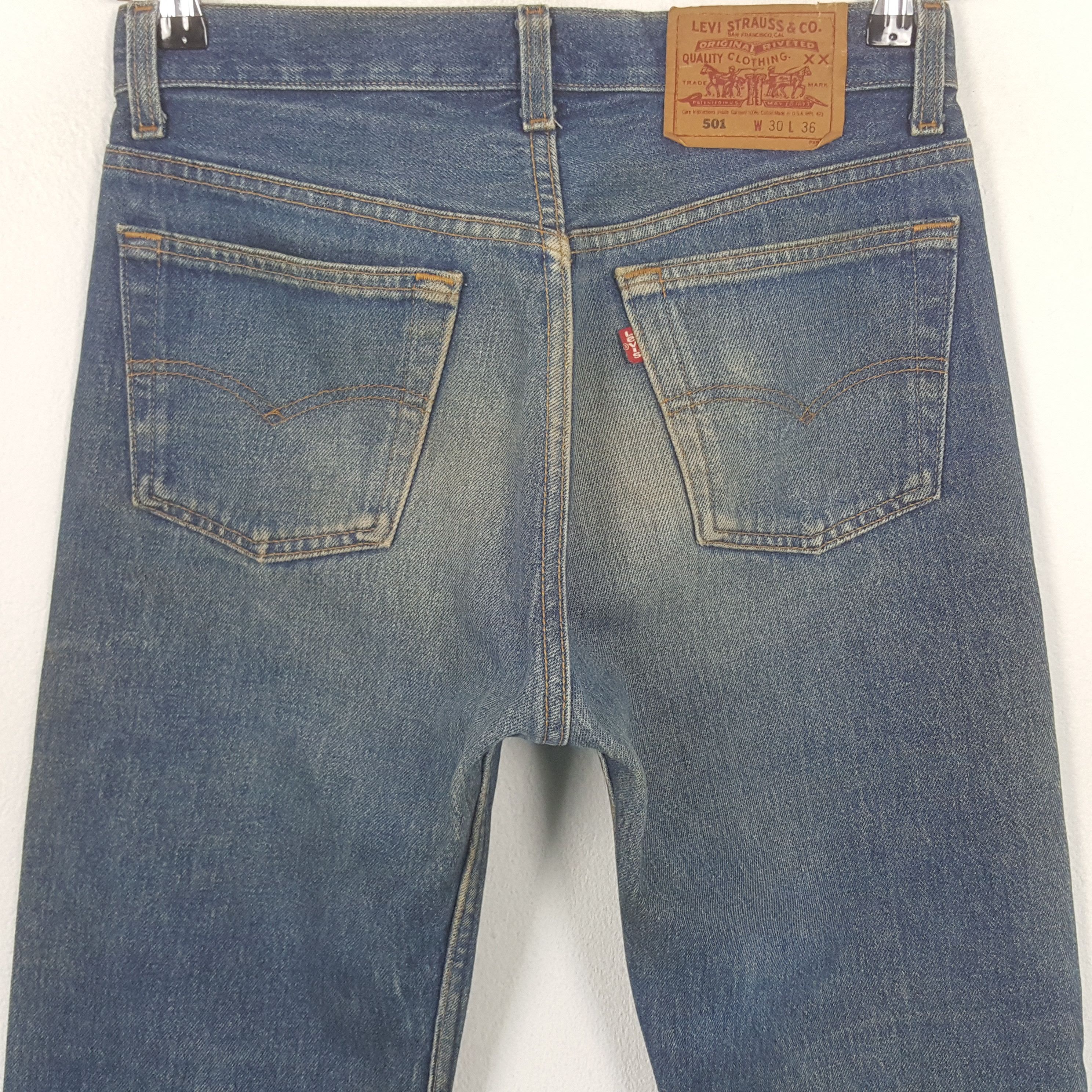 Levi's Vintage Levi's Strauss & Co USA 90's Denim Jeans RR12 Size US 29 - 5 Thumbnail