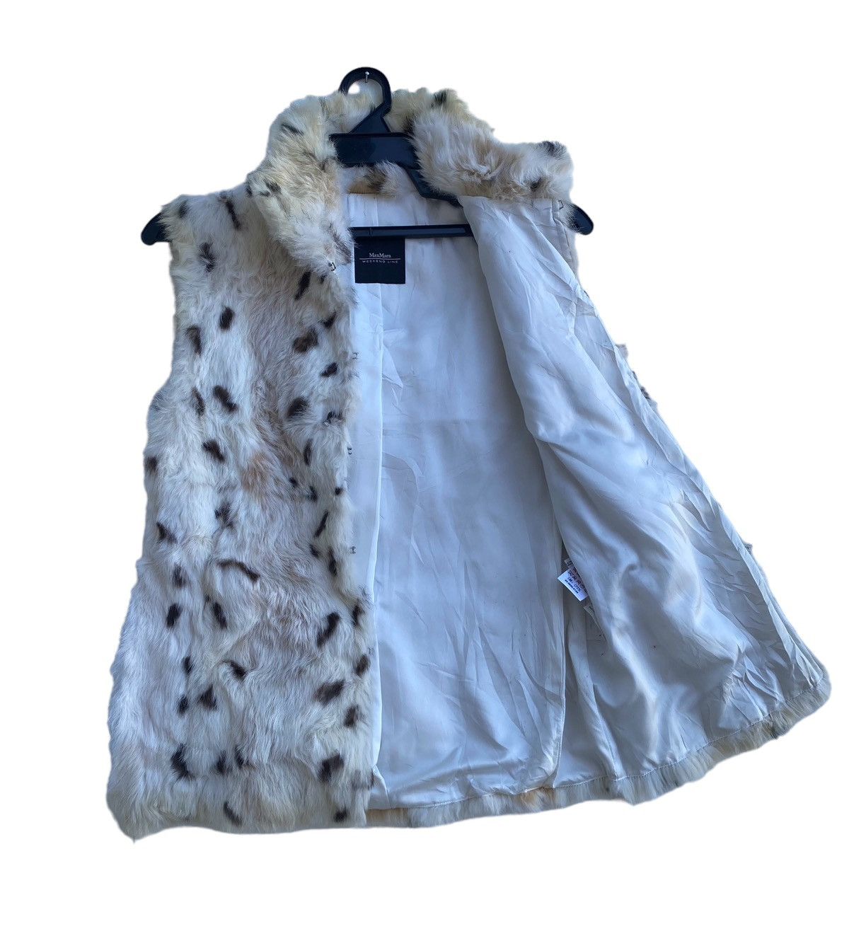 Weekend Max Mara Rare Max Mara designer lupin fur sleeveless jacket Size XS / US 0-2 / IT 36-38 - 2 Thumbnail