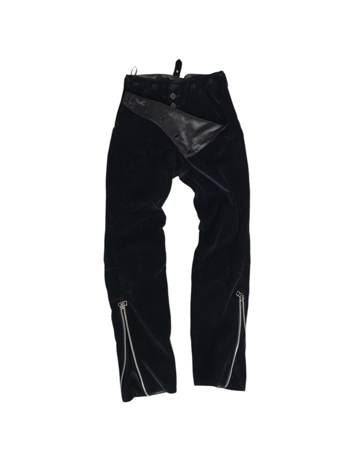 Jean Paul Gaultier Jean Paul Gaultier Homme Archive Velvet Marine Pants Size US 28 / EU 44 - 1 Thumbnail