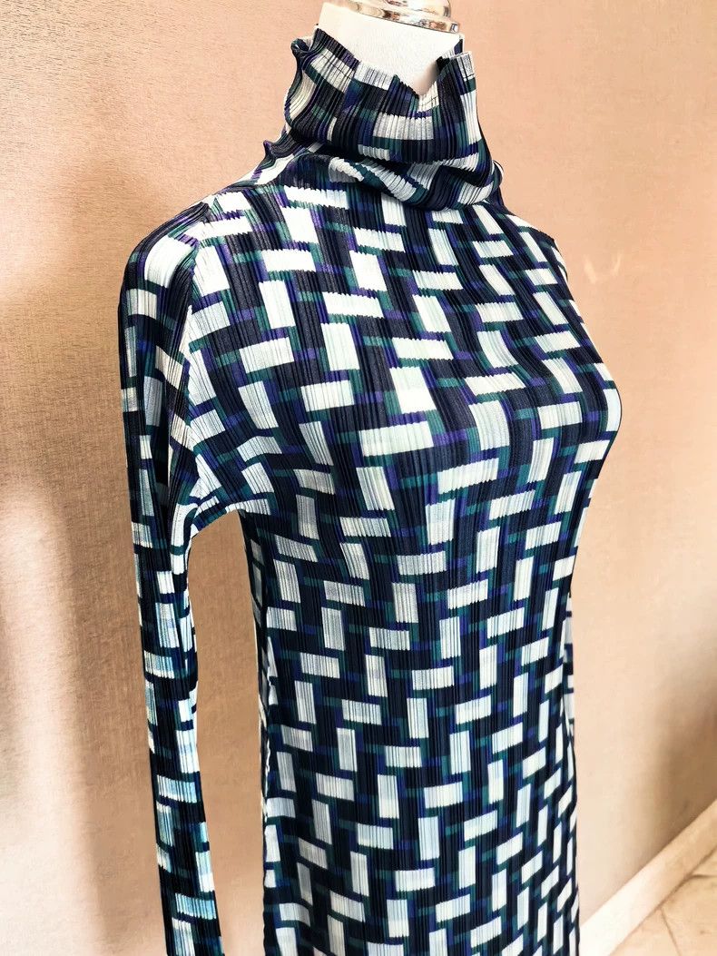 Issey Miyake issey miyake size:3 Blue and white striped dress Size XXS / US 00 / IT 34 - 2 Thumbnail