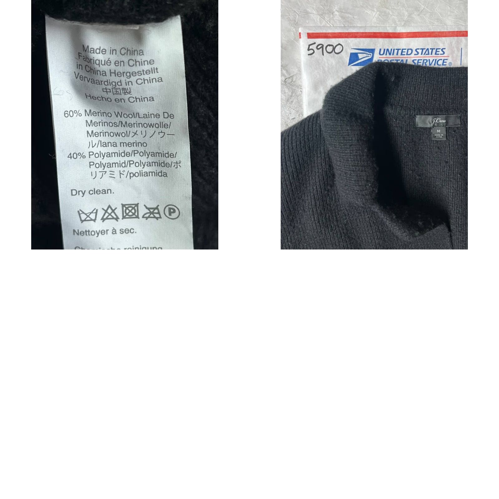J.Crew J.CREW Blazer Women Merino Wool Blend Double Breasted Knit Size M Black Long Sleeve Button Lined Classic Preppy Workwear Mens? No, Womens. Size M / US 6-8 / IT 42-44 - 9 Thumbnail