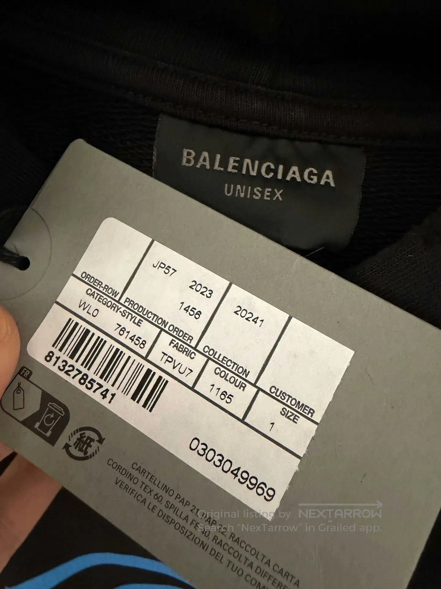 Balenciaga Balenciaga Hoodie with Surf Logo Design. Size US M / EU 48-50 / 2 - 3 Thumbnail
