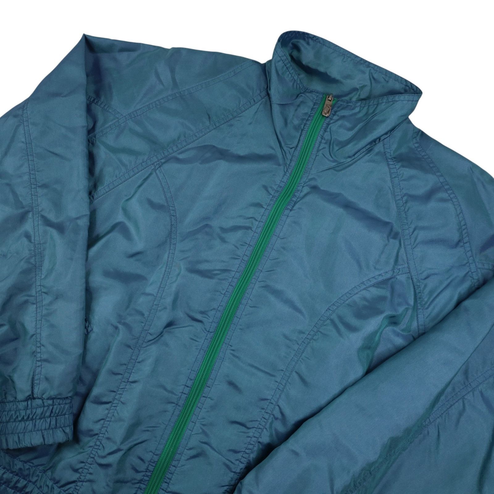 Nike Vintage 90s Nike Iridescent Windbreaker Jacket Size US M / EU 48-50 / 2 - 2 Thumbnail