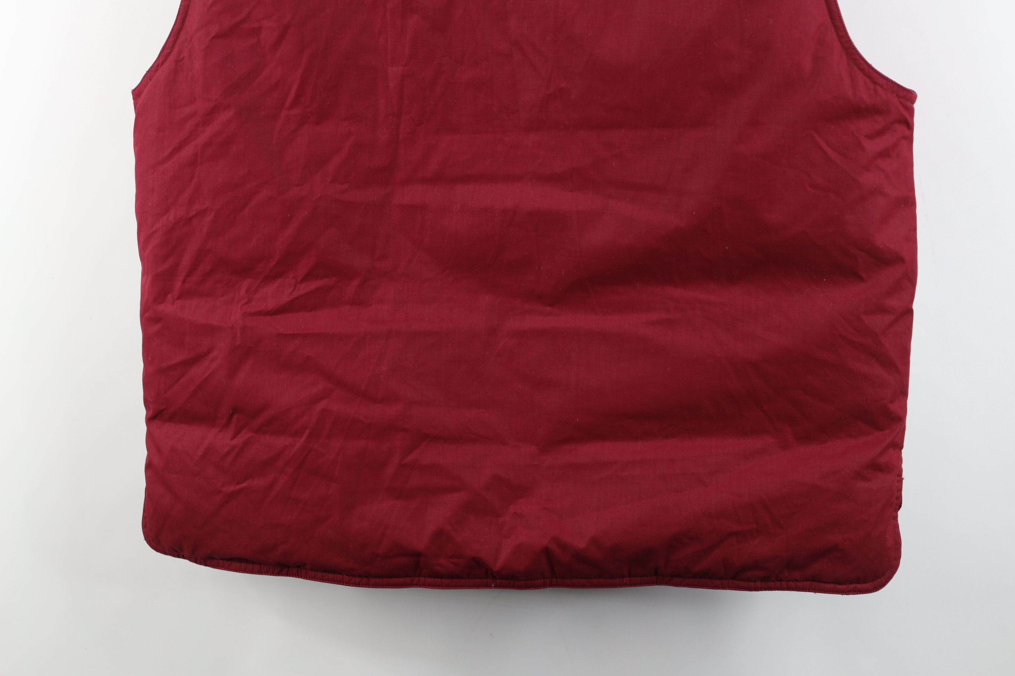 Eddie Bauer Vintage 90s Eddie Bauer Duck Down Puffer Vest Jacket Red Size M / US 6-8 / IT 42-44 - 16 Thumbnail