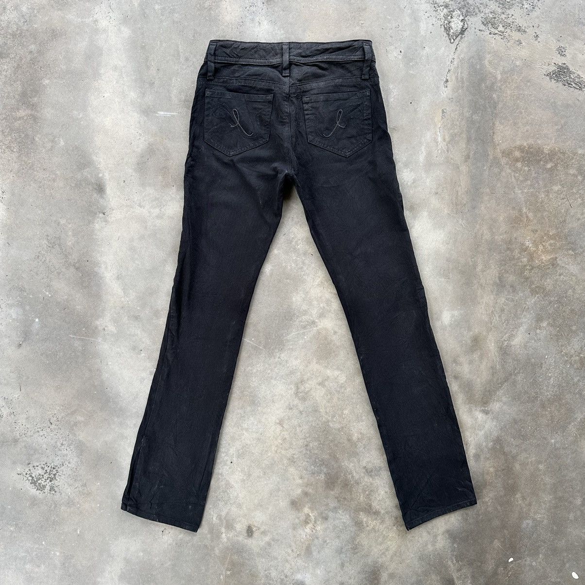 Japanese Brand × Vintage Vintage Sweet Camel Black Trousers Casual Pants Size 25" / US 0 / IT 36 - 7 Thumbnail
