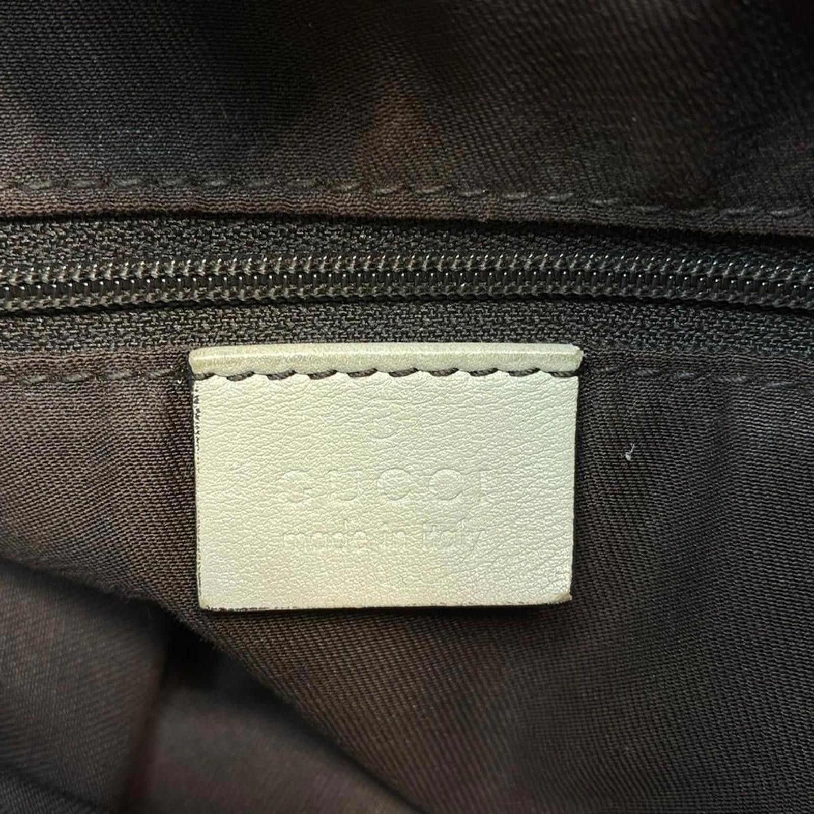 Gucci Gucci - Monogram Canvas Handbag with Leather Trim Size ONE SIZE - 9 Thumbnail