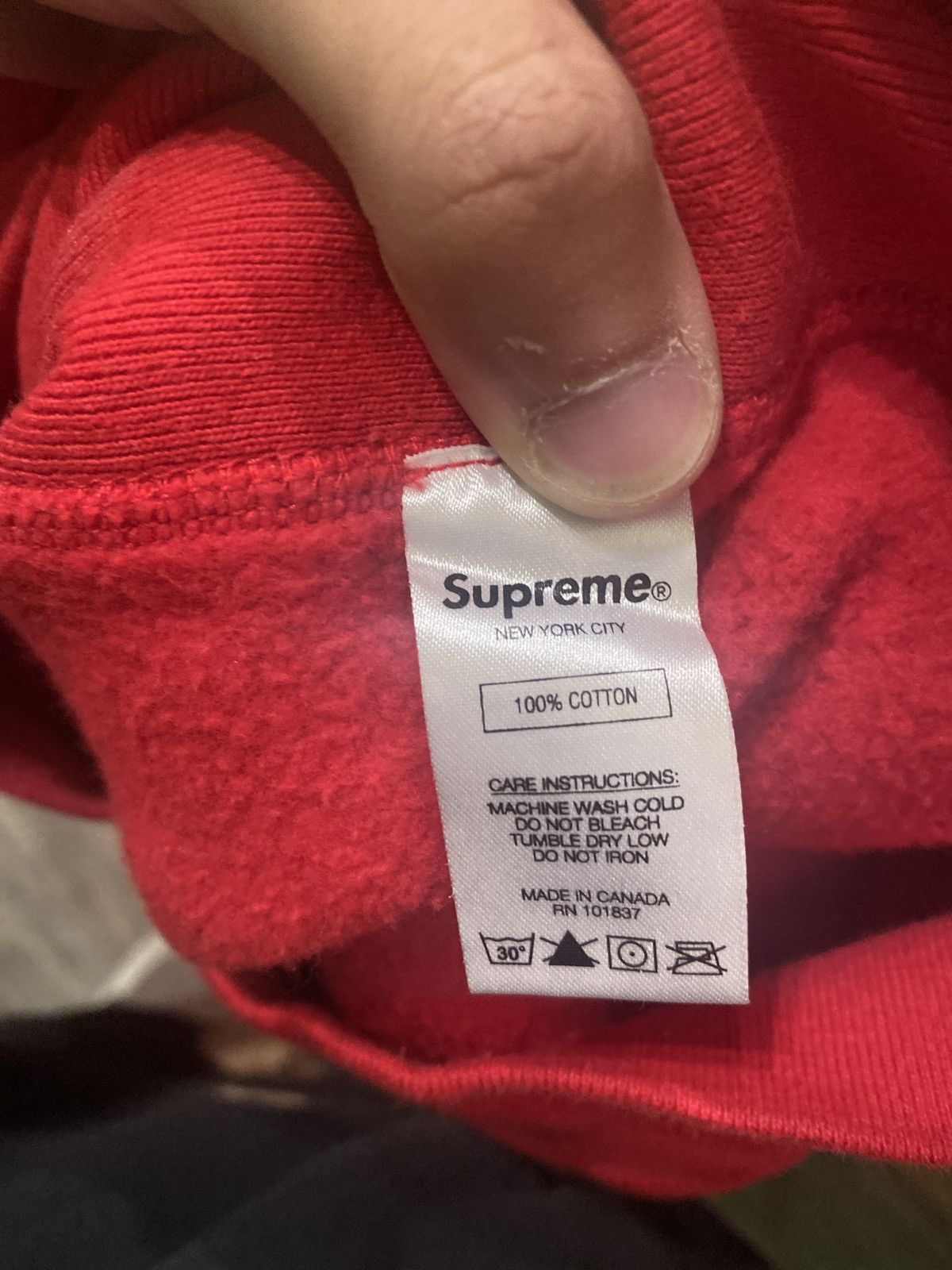 Supreme Supreme Sequin Arc Hooded Sweatshirt Red Size US L / EU 52-54 / 3 - 5 Thumbnail