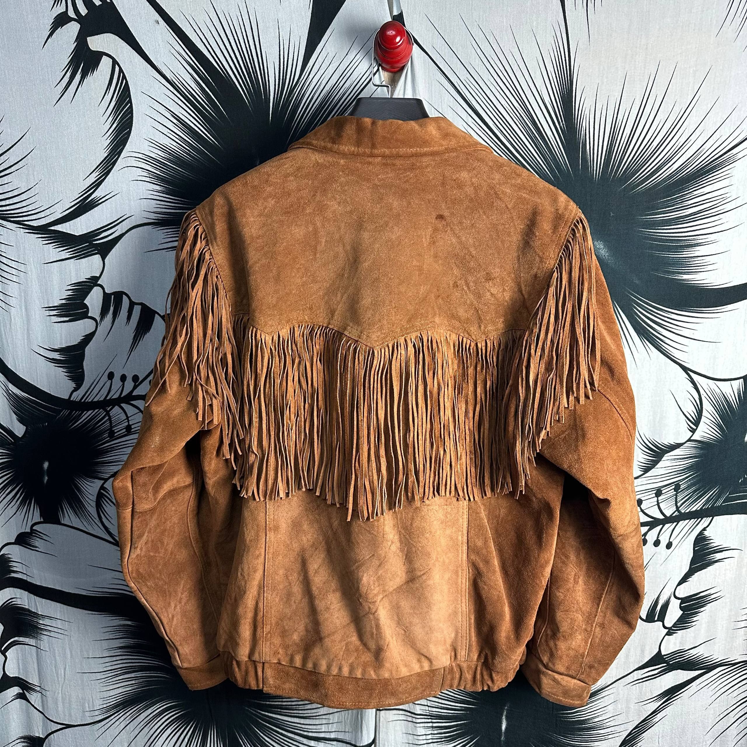 Vintage *RARE* Vintage Pioneer Wear Cowhide Leather Jacket Size US XL / EU 56 / 4 - 3 Thumbnail