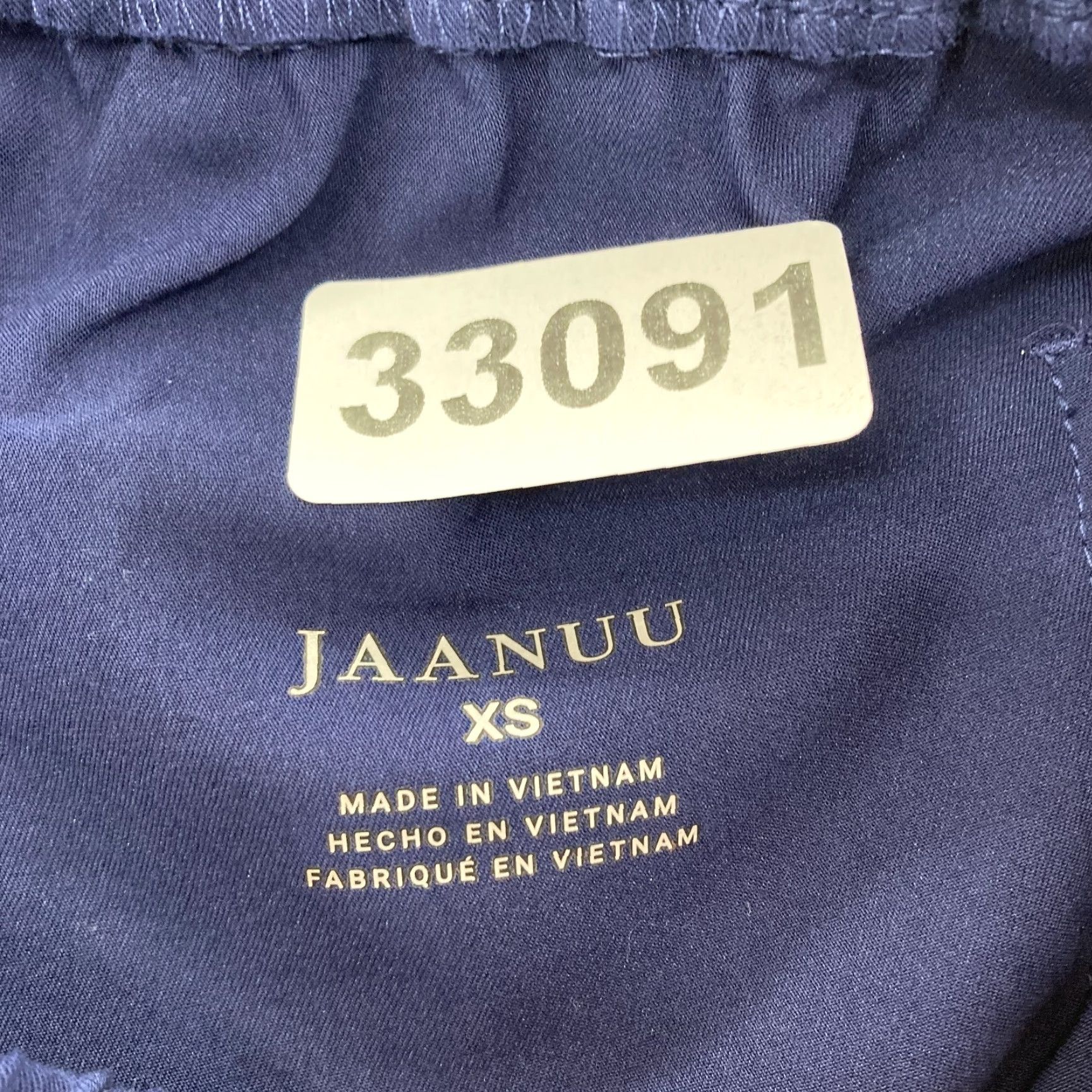 Essentials Jaanuu Essential Scrub Pants Women's XS Blue Stretch Drawstring Ankle NWT Size 26" / US 2 / IT 38 - 4 Thumbnail